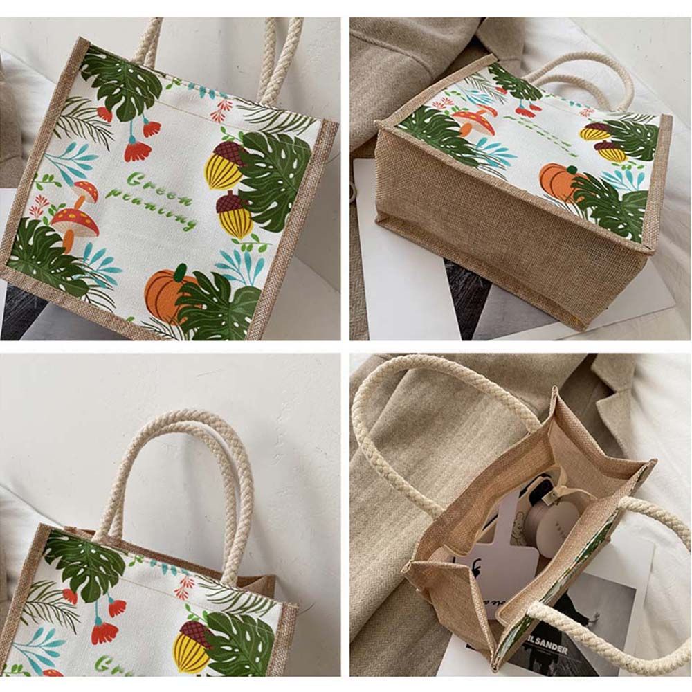 Túi Tote Đeo Vai Bằng Vải Canvas Phong Cách Nhật Bản Sáng Tạo Dành Cho Nữ