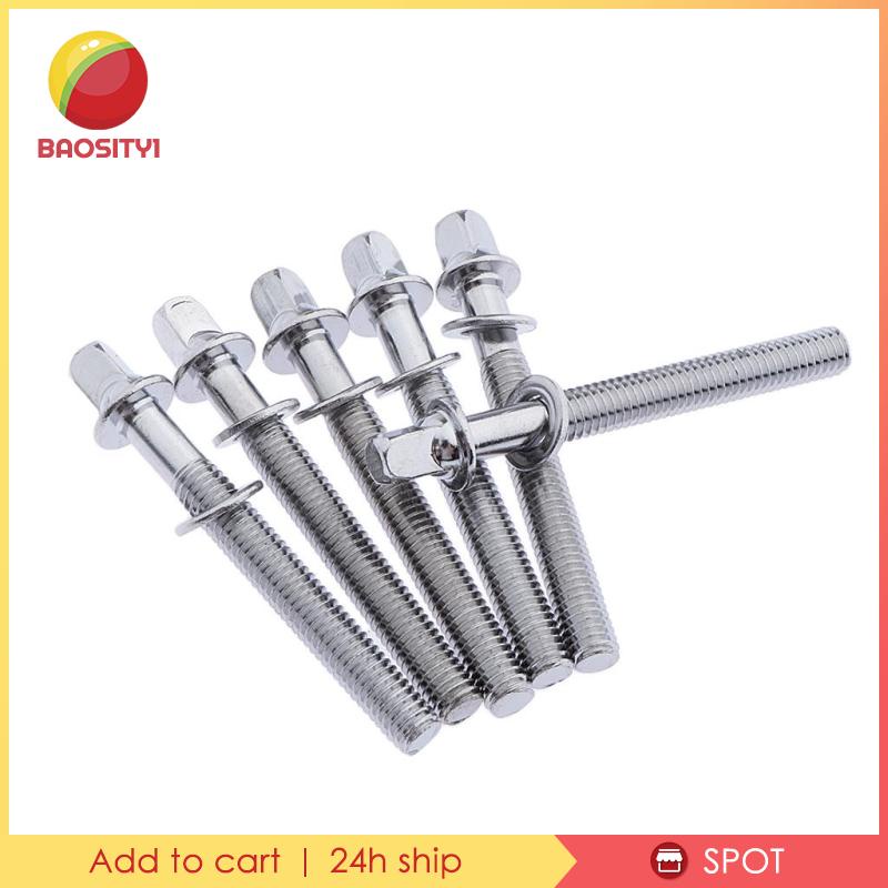 Set 24 thanh căng dây trống 60mm kèm vòng đệm thích hợp cho Snare Bass