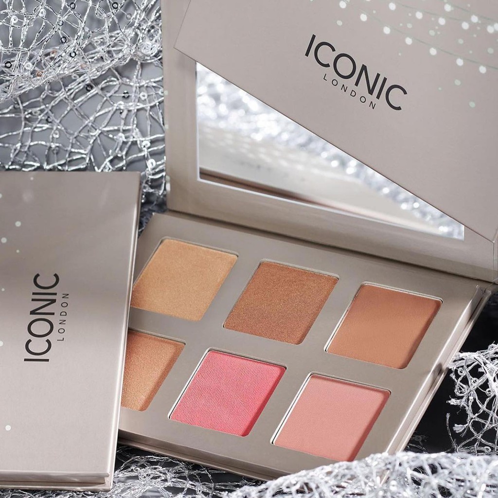 Bảng phấn tạo khối, highlight, má hồng Iconic London Blaze Chaser Face Palette