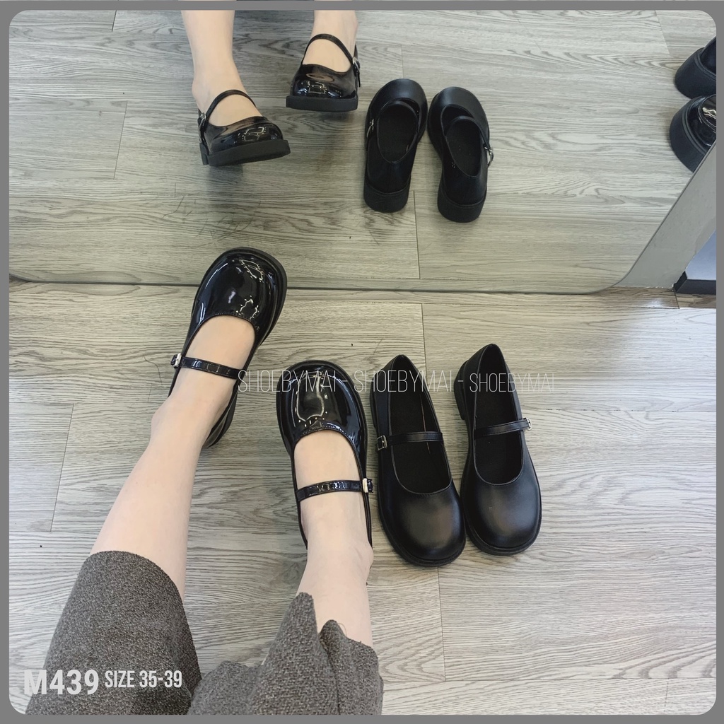 Giày búp bê nữ quai ngang cá tính M439 SHOEBYMAI