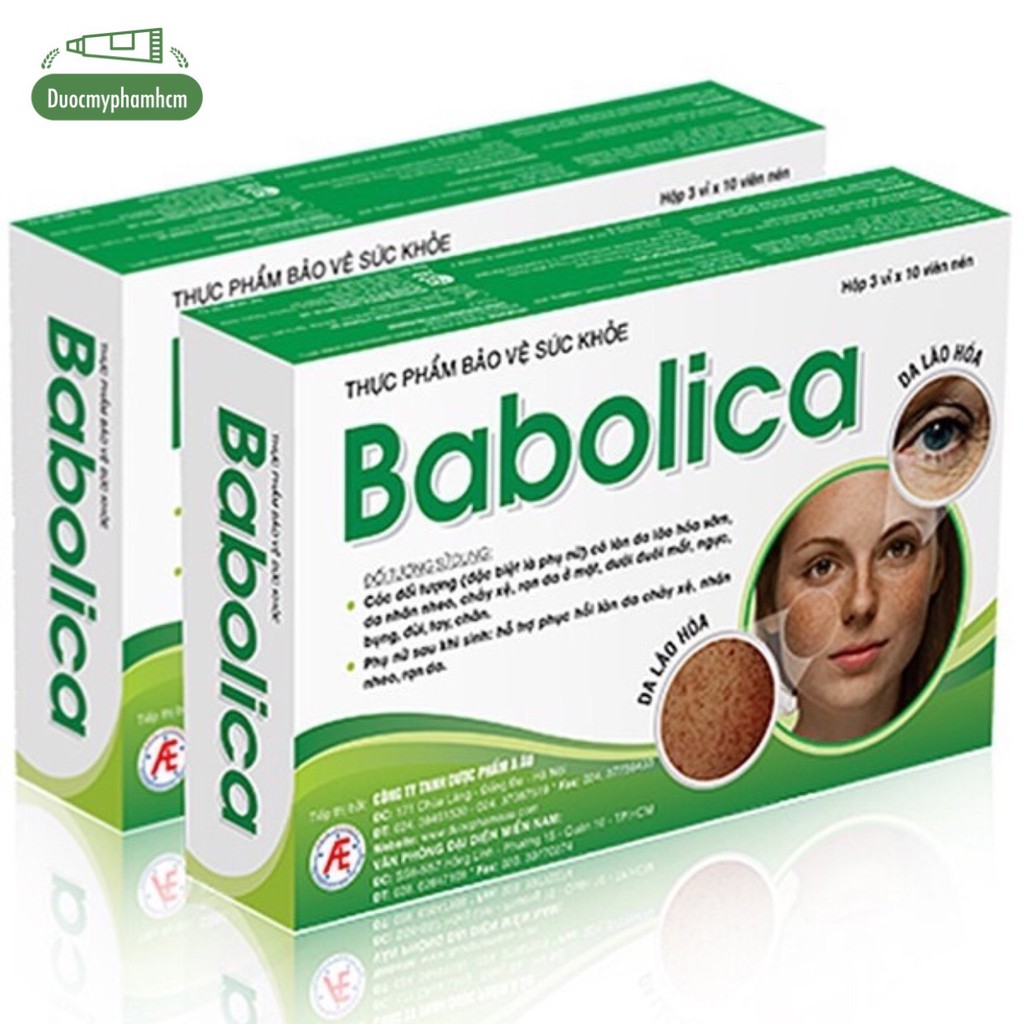 Babolica Viên Uống Giảm Nếp Nhăn, Căng Da Cho Phụ Nữ Sau Sinh