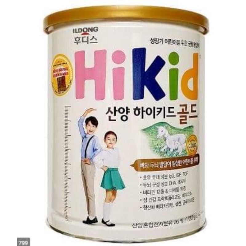 Sữa Hikid dê cho trẻ 1-9 tuổi