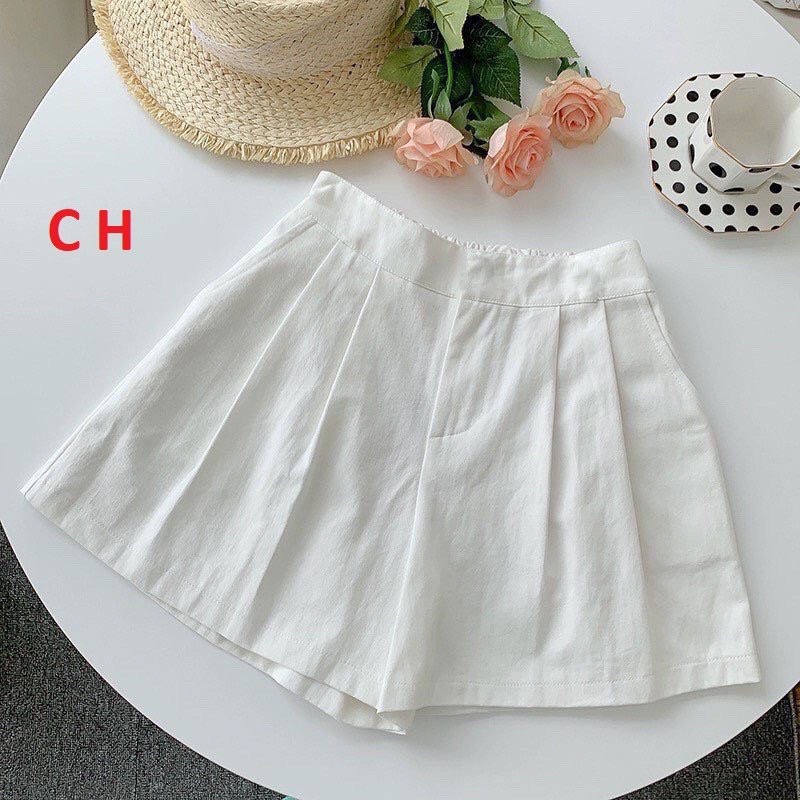 Quần Short kaki nữ, Quần đùi nữ dáng rộng chun eo | BigBuy360 - bigbuy360.vn