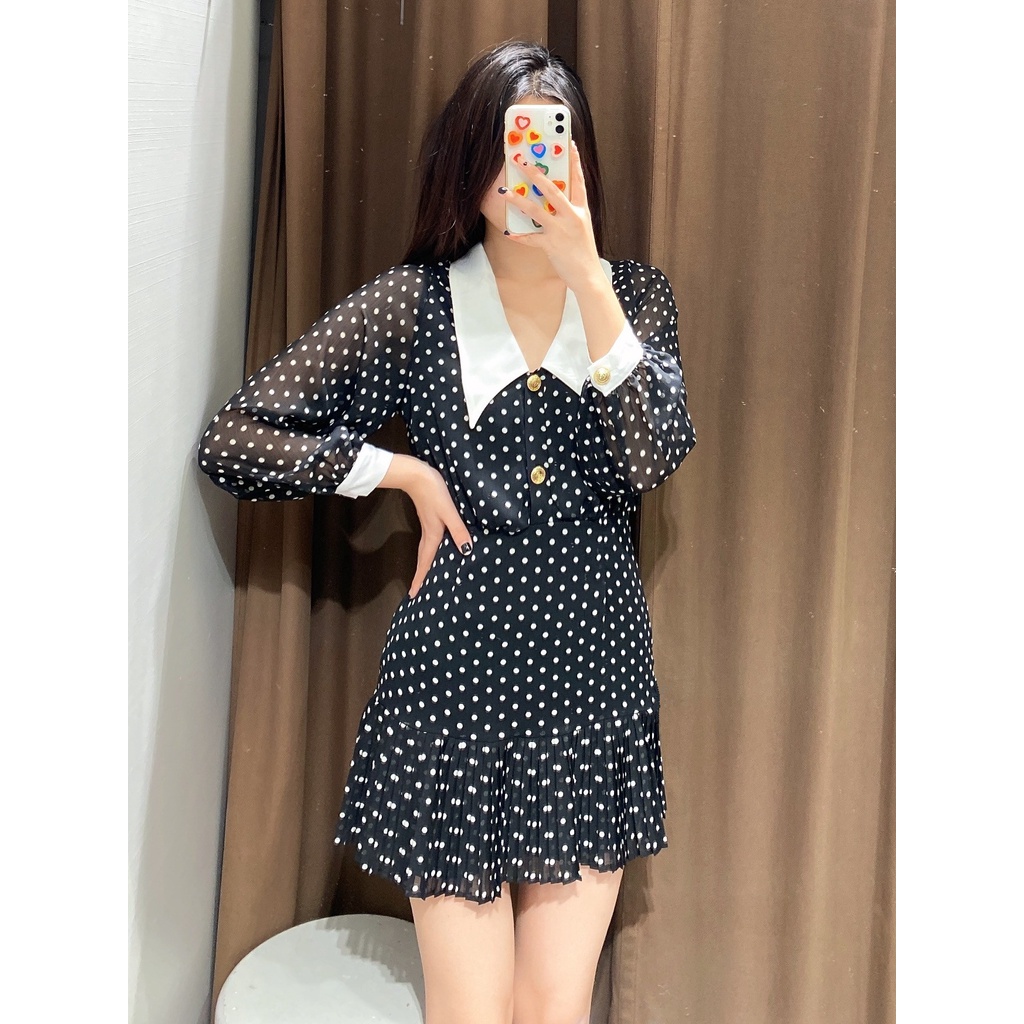 Váy Chấm Bi Zara
