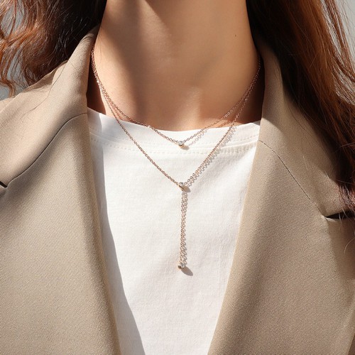 Dây Chuyền 2 Tầng Thép Titan Ko Rỉ TT 3628