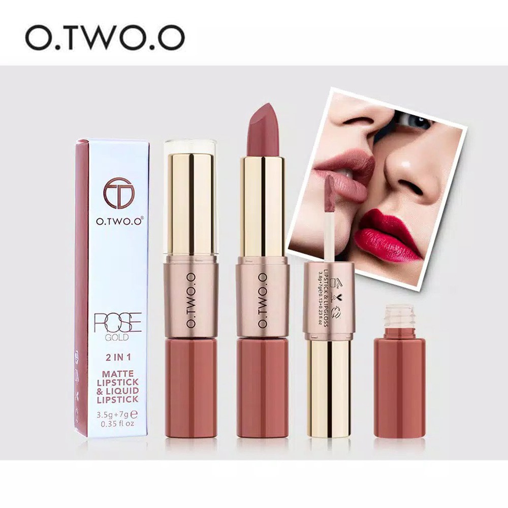 (hàng Mới Về) Son Kem Lì O.two.o N9107 Thiết Kế 2 Trong 1 Tiện Dụng | BigBuy360 - bigbuy360.vn