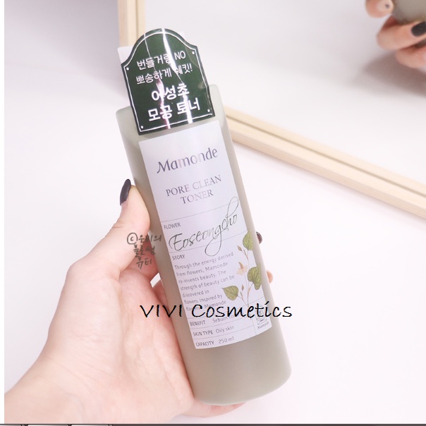 Nước hoa hồng Mamonde Pore Clean Toner 250ML