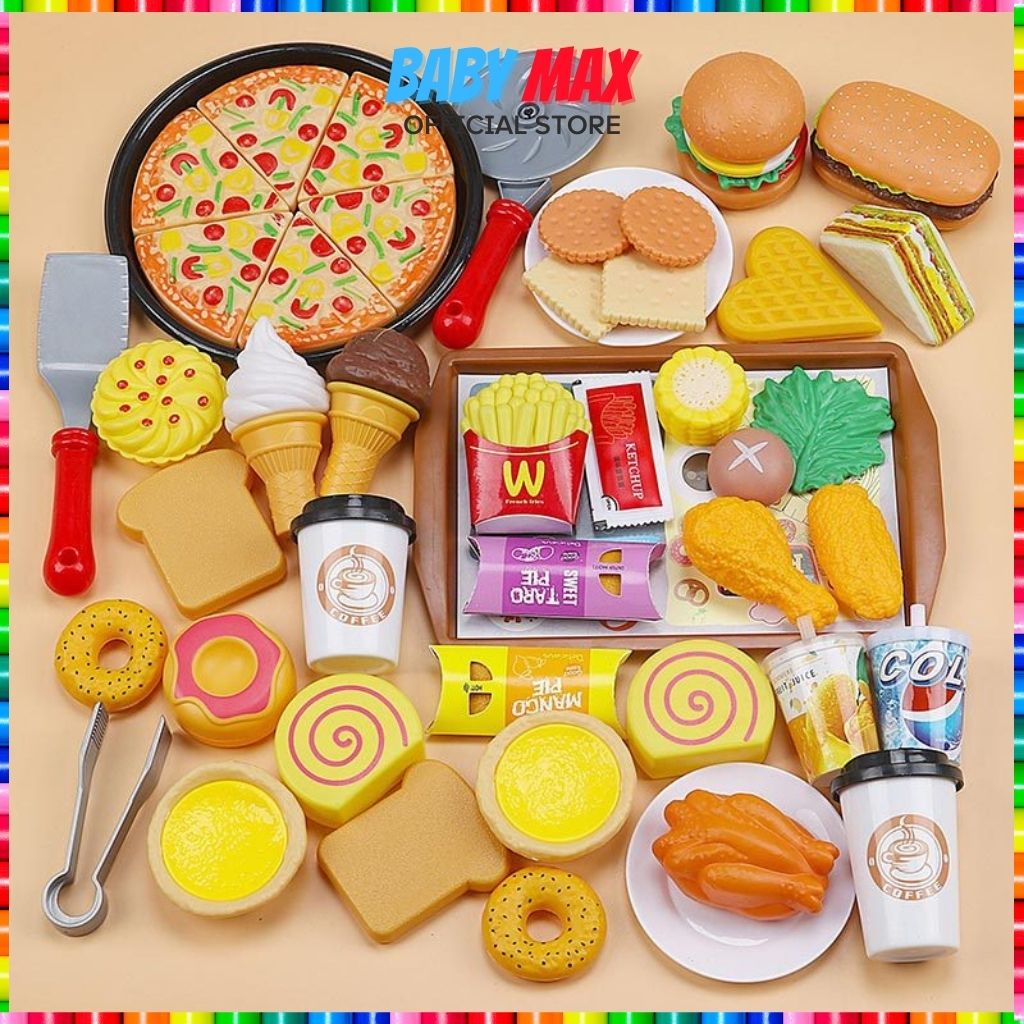 ❈Đồ Chơi Nấu Ăn Cho Bé Bô Nhà Bếp 88 Chi Tiết Sáng Tạo Thông Minh Trẻ Em BABY MAX