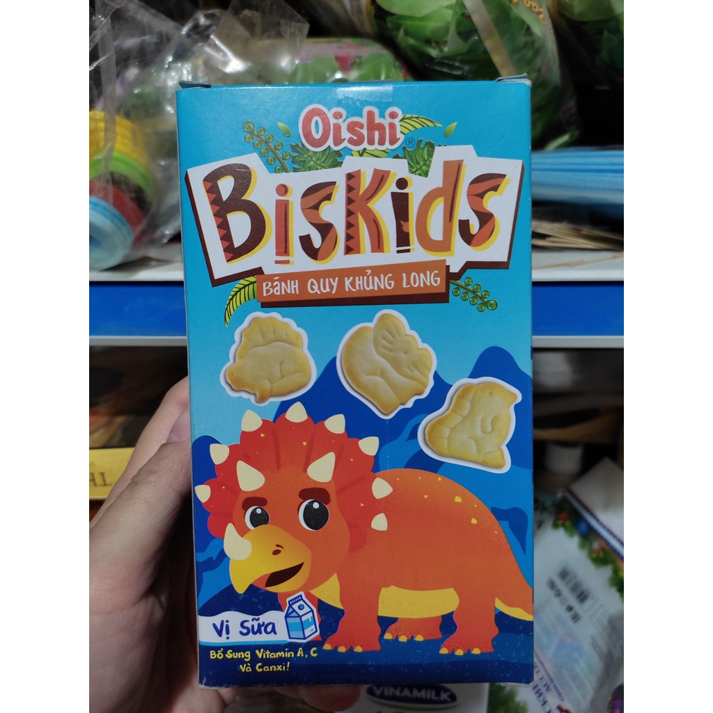 Bánh Quy Khủng Long BisKids Oishi