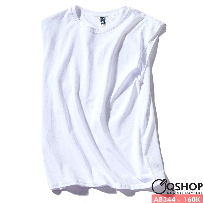 ÁO THUN 3 LỔ TRƠN TANKTOP NAM  AB344