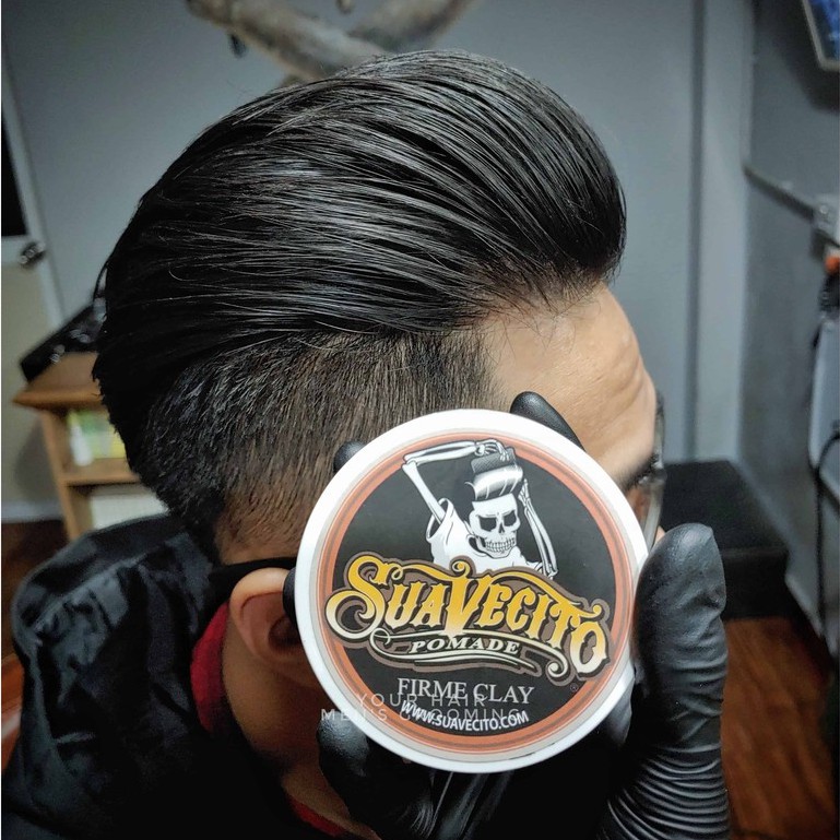 Sáp Pomade vuốt tóc Suavecito Strong Clay Pomade - 113g