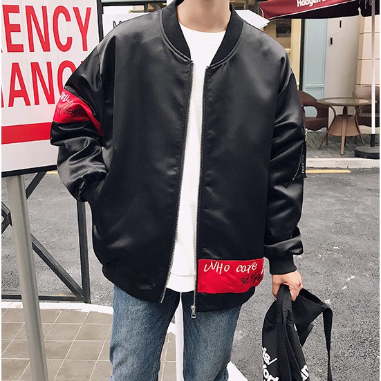 Áo jacket Áo nam, phong cách hip hop, họa tiết hình chú hề, phong cách Hàn Quốc, kiểu dáng rộng rãi, HÀNG XỊN