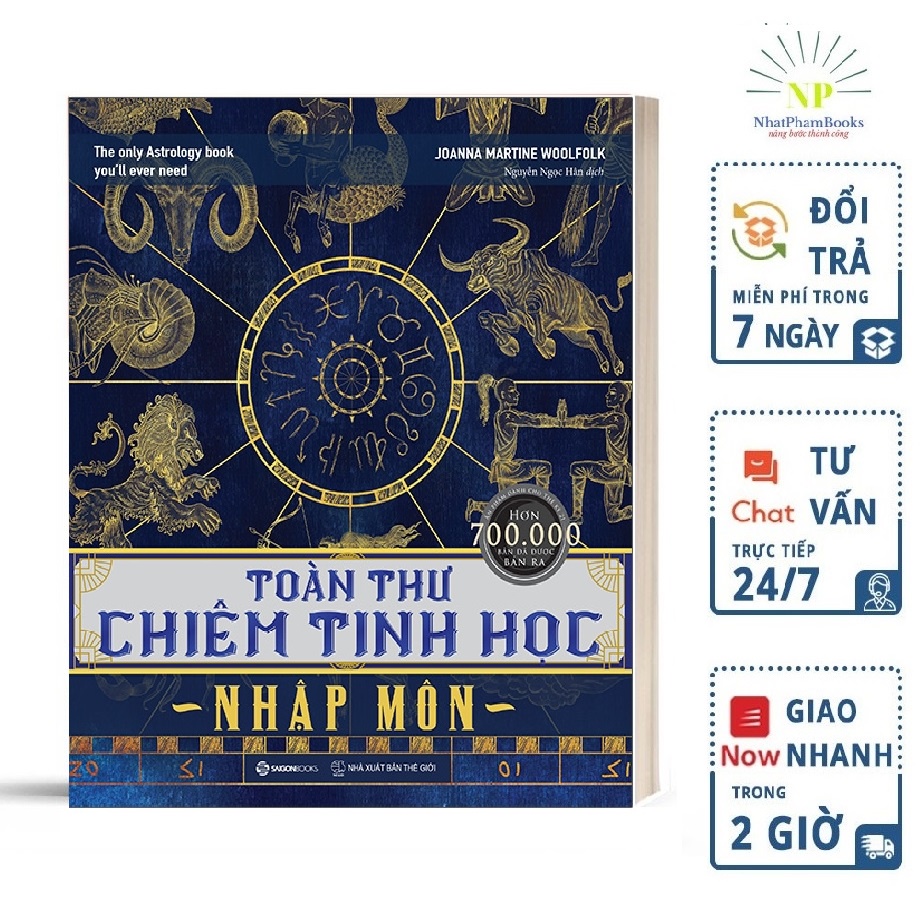 Sách - Toàn Thư Chiêm Tinh Học Nhập Môn - Tác giả: Joanna Martine Woolfolk Tặng Kèm Bookmark