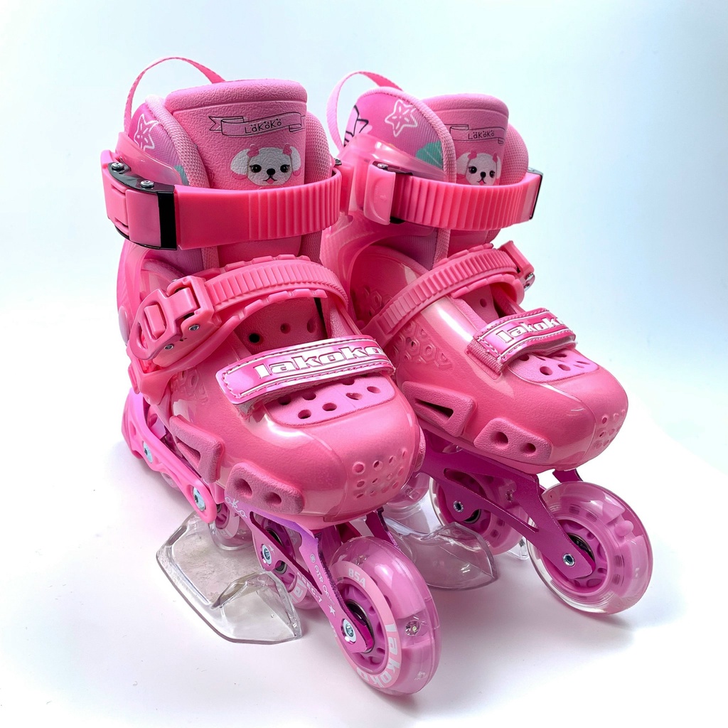 Giày patin Lakoko phiên bản giới hạn dành cho trẻ em 8 bánh phát sáng