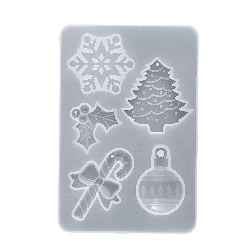 Khuôn Silicone Làm Trang Sức Treo Cây Thông Giáng Sinh