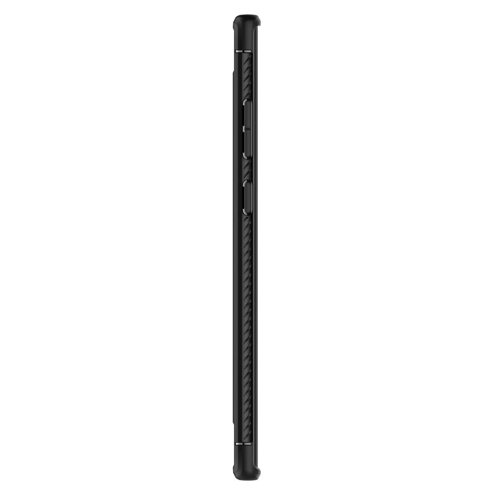 Ốp lưng chống sốc hàng hiệu Spigen Rugged Armor màu đen cho Galaxy Note 10 | Note 10 Plus