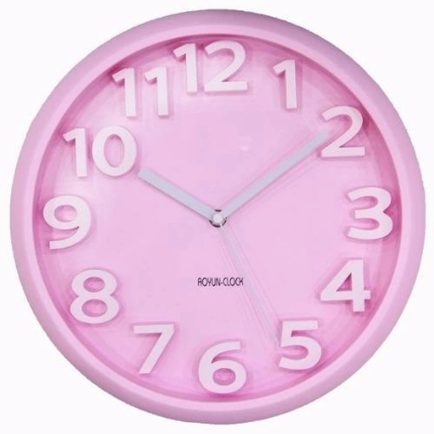 Đồng hồ treo tường kim trôi Aoyun Clock (Đỏ)