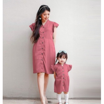 Đầm dự tiệc màu trơn Size Ld 100 Ld 3 4 5 năm mới nhất cho mẹ và con gái