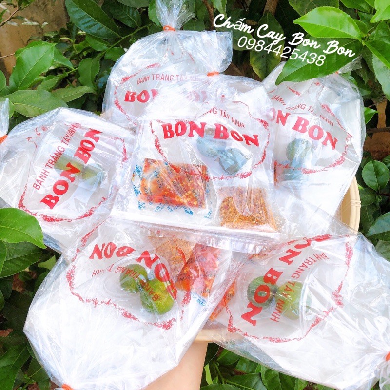 Bánh Tráng Ớt Tắc Chấm Cay Bon Bon