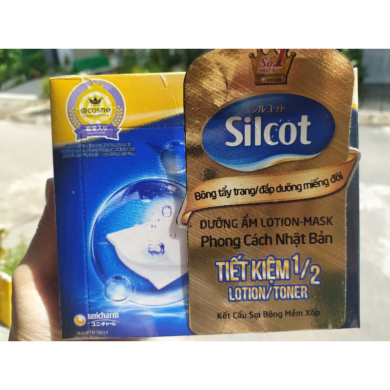 Bông trang điểm (bông tẩy trang) Silcot 82/66/40 miếng/hộp