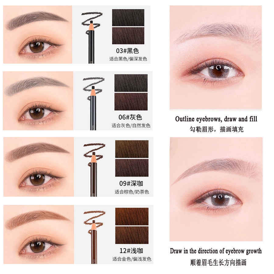 Chì Kẻ Lông Mày Chống Nước Tiện Dụng Chất Lượng Cao