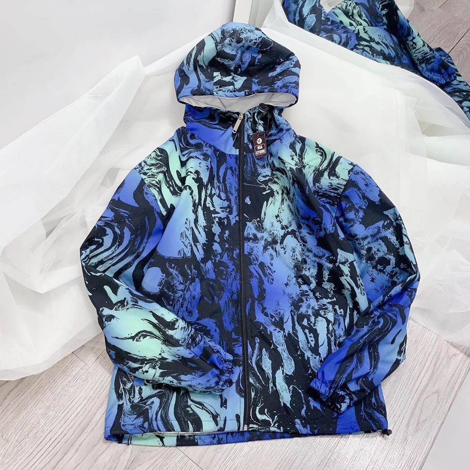 ÁO KHOÁC DÙ 3D CÓ MŨ UNISEX Nam + Nữ