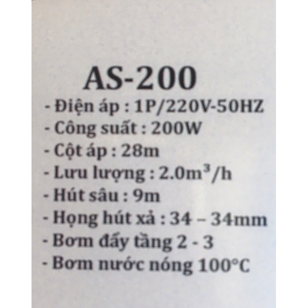 Bơm tăng áp điện tử thông minh Awashi AS200