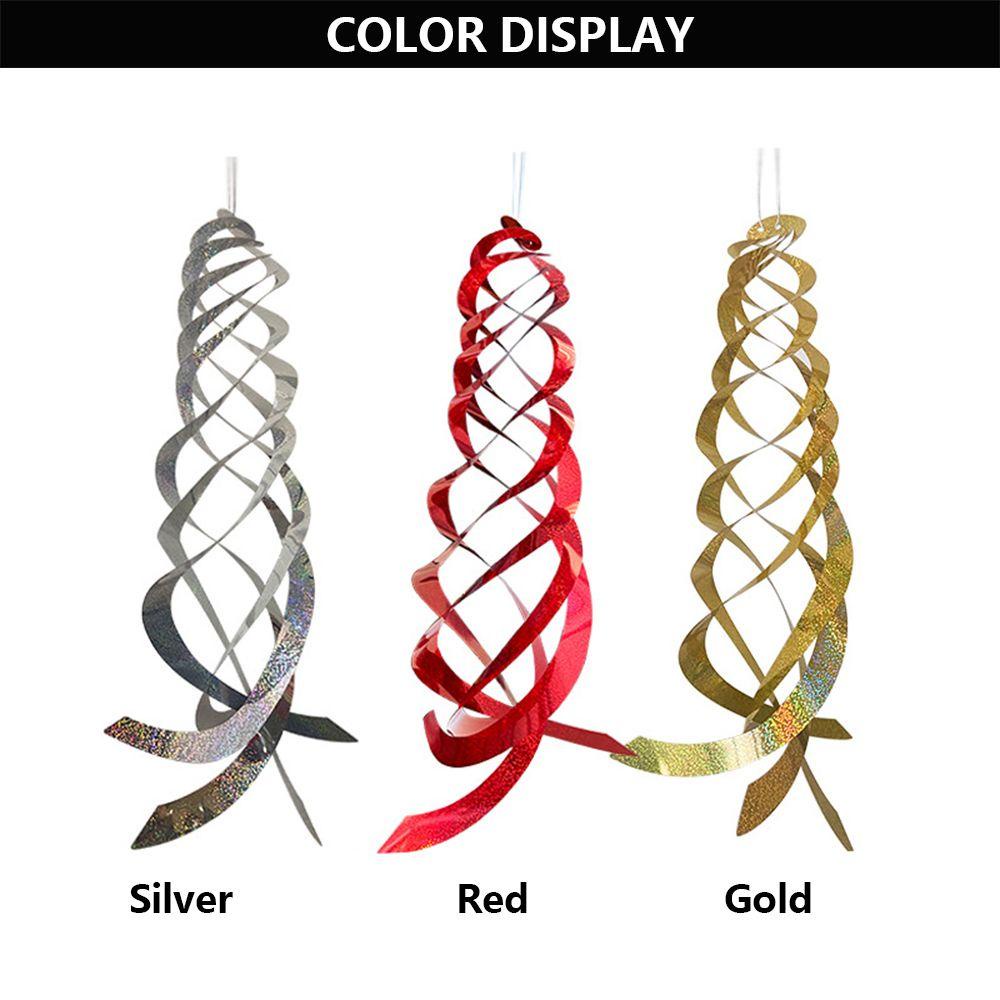 Chong Chóng 30cm Hình Xoắn Ốc Nhiều Màu Treo Trang Trí Trong Nhà / Ngoài Trời