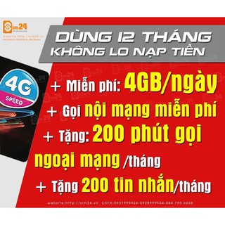[ RẺ VÔ ĐICHJ] SIM VD89 2GB/ngày , VD149 12T-4GB/NGÀY ( Miễn Phí Data ) và Gọi Miễn Phí