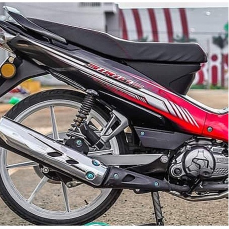 Tem rời sirius 110 đỏ đen mẫu zin chính hãng