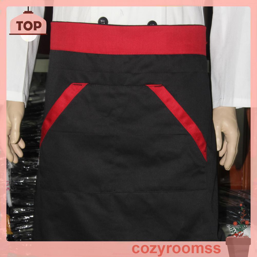 COZYR Unisex Pockets Apron Home Kitchen Waiter Chef Butcher Restaurant Cook Dress