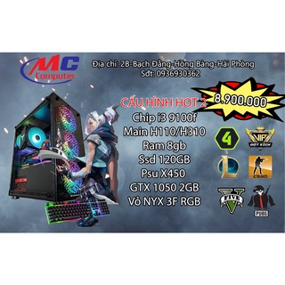 Máy tính chơi game giá rẻ h110/h310 + i3 9100f