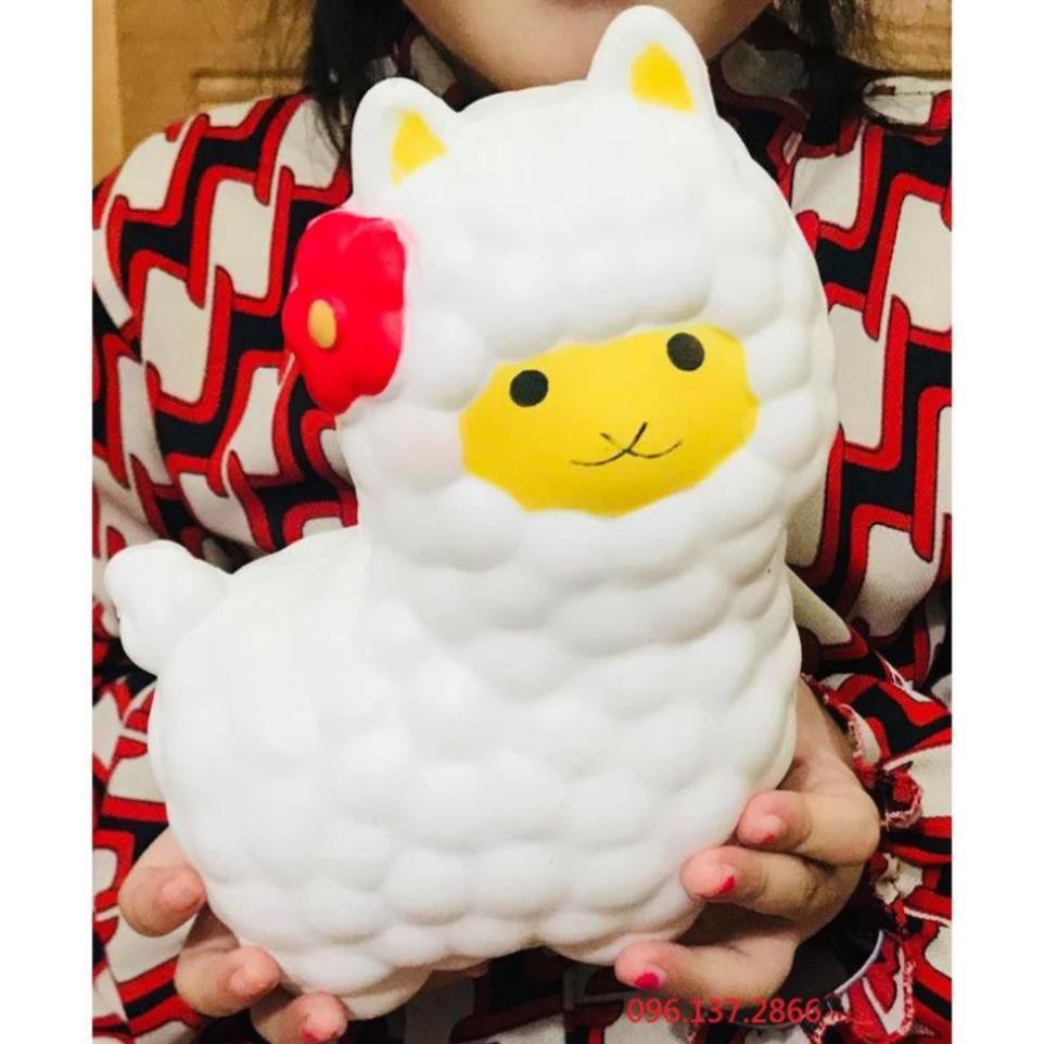 tkdc ( Cuutrangkl ) đồ chơi squishy cừu khổng lồ màu trắng - đáng yêu hết cỡ ( tkdc )