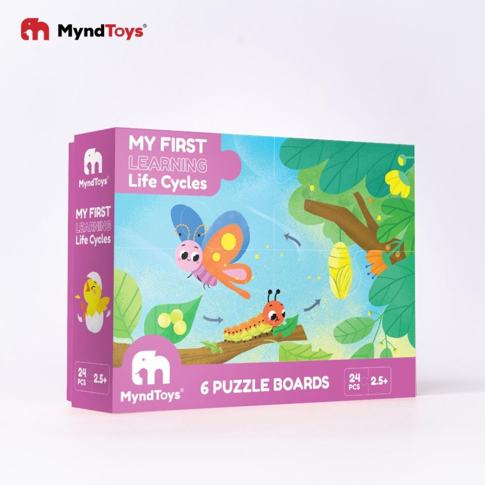 Đồ Chơi Giáo Dục Myndtoys My First Learning - Life Cycles Dành Cho Các Bé Trên 2.5 Tuổi