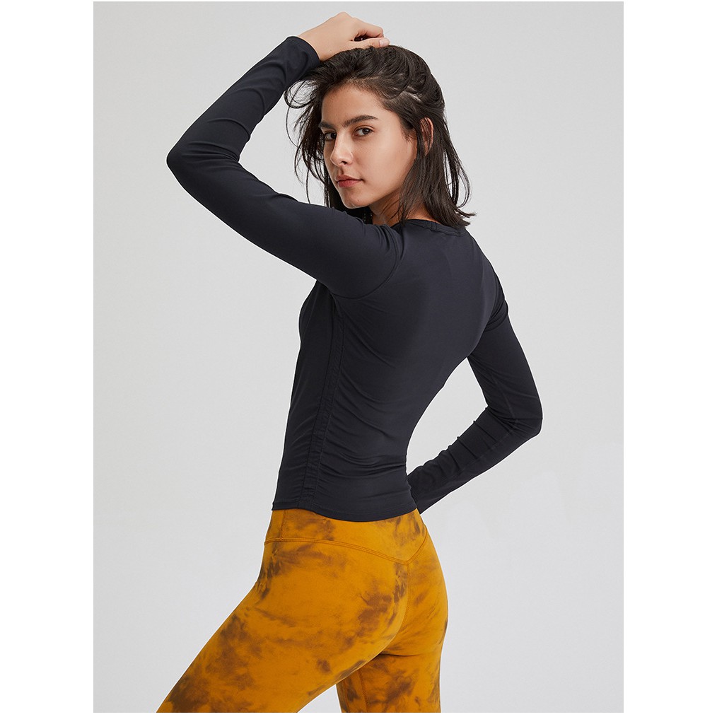 Áo tập thể thao Lululemon Truthful Form Long Sleeve - Áo tập thể thao Lulu không có logo vải chống tia UV
