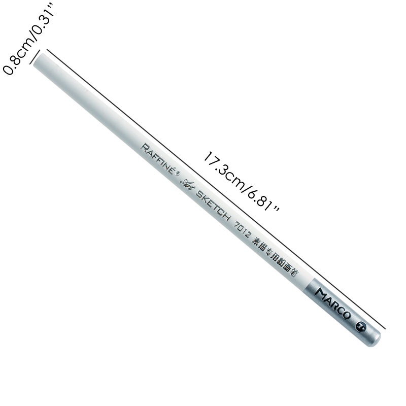 Set 12 Bút Chì Màu Trắng Không Độc Hại Cho Họa Sĩ