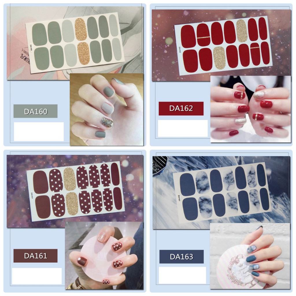 Sticker dán móng tay không thấm nước P3 - Nail Sticker