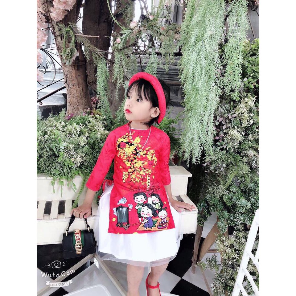 Áo dài Tết và khăn vấn