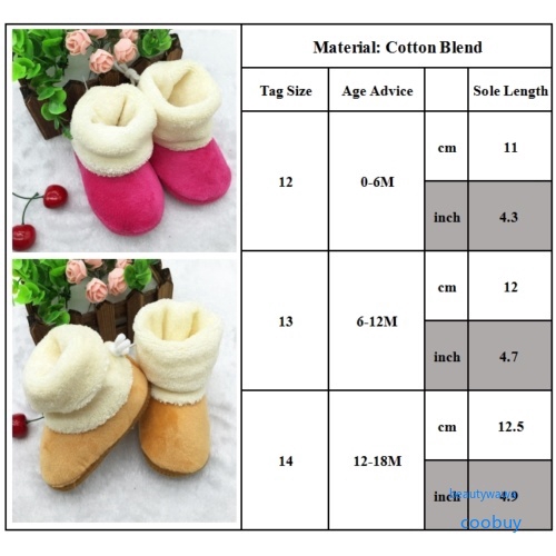 Boots giữ ấm chống trượt cho bé
