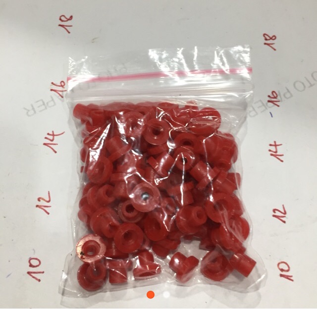 Núm giữ kim silicon 100 c/ túi