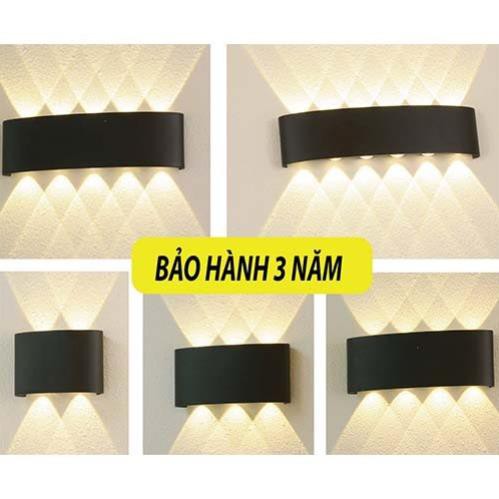 Đèn tường 2 đầu  ,đèn hắt tường sân vườn,cầu thang 2W-4W-6W-8W-10W-12W (đủ W)