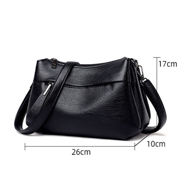 Hàng Mới Về Mới Túi Đeo Chéo Vai Da Mềm Mini Đơn Giản Hợp Thời Trang Dễ Phối Đồ Cho Phụ Nữ Trung Niên