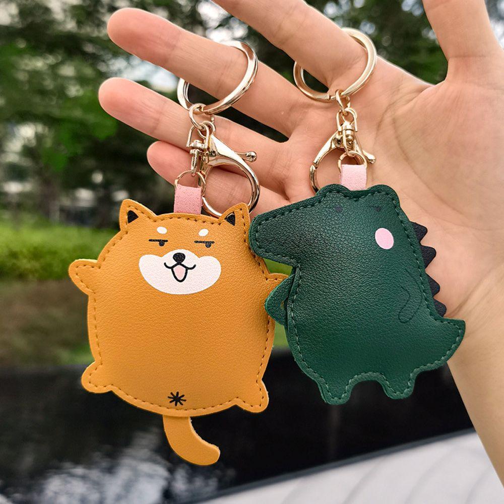 Móc Khóa Da Hình Chú Mèo Đáng Yêu
