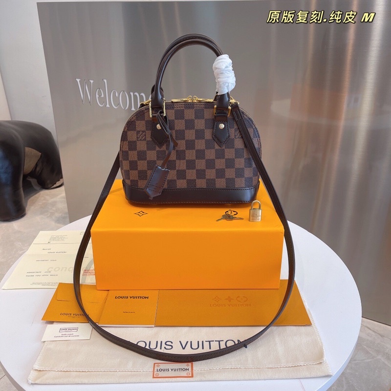 Túi xách, túi đeo vai LV Louis Vuitton phối họa tiết ô vuông thời trang cao cấp