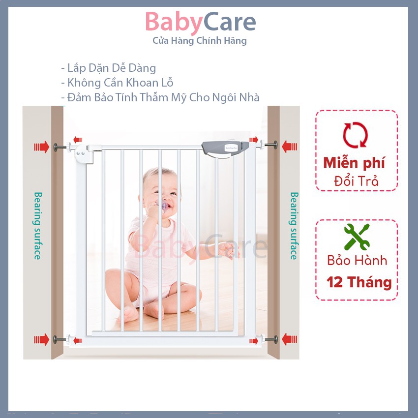 FREESHIP - Thanh Chắn Cửa - Thanh Chắn Cầu Thang Không Khoan Tường Bảo Vệ Cho Bé - BabyCare