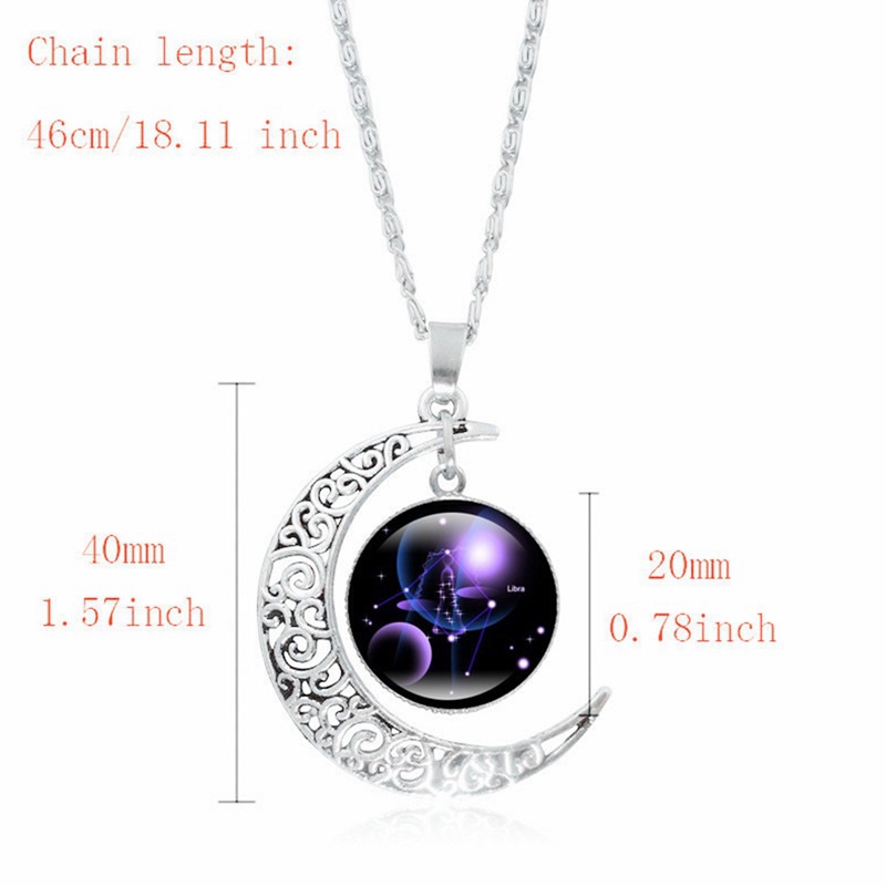 Vòng cổ Mặt Trăng Và 12 Chòm Sao