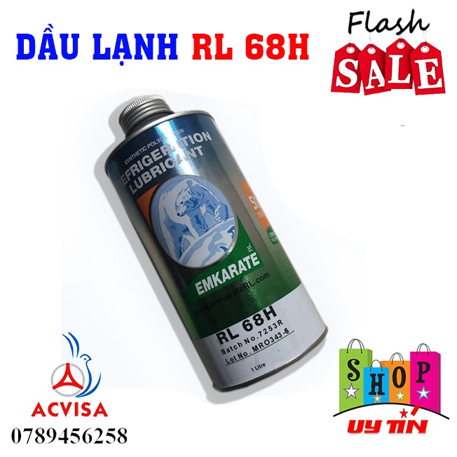 Dầu gấu - nhớt lạnh Emkarate RL 68H cho block lạnh điều hoà ô tô