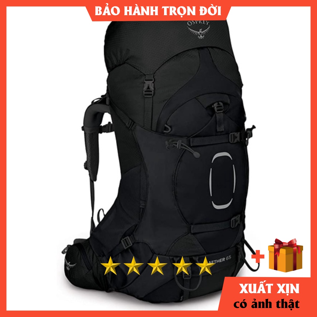 Balo đi phượt Osprey Aether 65L 🎀 HÀNG XUẤT XỊN 🎀 💥 Balo nam nữ du lịch trekking hiking leo núi 💥 BẢO HÀNH TRỌN ĐỜI