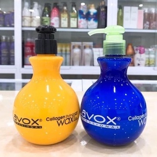 Wax lavox tạo nếp tăng sóng bồng bềnh collagen dành cho tóc uốn 300ml