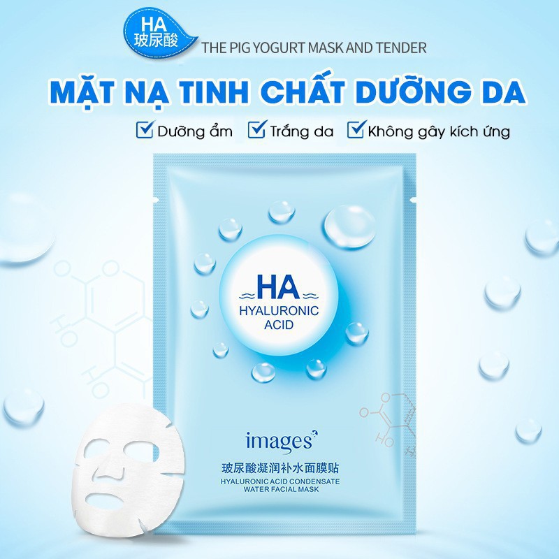 Hot - Mặt Nạ HA Images Dưỡng Da Mụn Cấp Ẩm Thải Độc Trắng Da (Hồng, Xanh Dương, Xanh Lá) Chustore MN2 | BigBuy360 - bigbuy360.vn